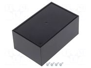 Enclosure: multipurpose; X: 70mm; Y: 110mm; Z: 48mm; 15; ABS; black TEKO