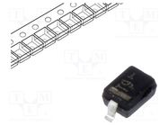 Diode: Zener; 0.3W; 4.7V; SMD; reel,tape; SOD323; single diode ONSEMI