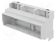 Enclosure: for DIN rail mounting; Y: 89mm; X: 159mm; Z: 65mm; ABS KRADEX