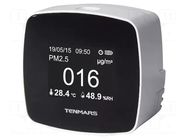 Meter: air quality; Range: 0÷500ug/m3; Humid.range: 1÷99%RH TENMARS