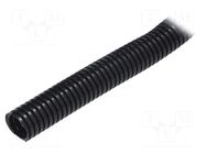 Protective tube; Size: 17; polyamide 6; black; L: 50m; PCL; PMAFLEX PMA