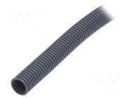 Protective tube; Size: 29; polyamide 6; grey; L: 50m; PCL; Øint: 29mm PMA