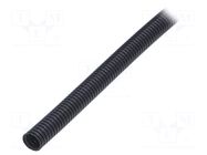 Protective tube; Size: 12; polyamide 12; black; L: 50m; PIS; UL94V-0 PMA