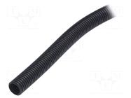 Protective tube; Size: 17; polyamide 12; black; L: 50m; PIS; UL94V-0 PMA