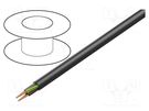 Wire; H07RN-F; 4G1.5mm2; round; stranded; Cu; rubber; black; Class: 5 LAPP