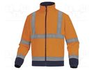 High visibility jacket; Size: XL; orange; ZENITH; Class: 2 DELTA PLUS