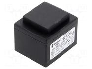 Transformer: encapsulated; 15VA; 230VAC; 12V; 12V; 625mA; 625mA; PCB BREVE TUFVASSONS