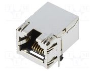 Connector: RJ45; socket; TM21R; PIN: 8; Cat: 5e; shielded; on PCBs HIROSE