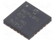 IC: D/A converter; 12bit; Ch: 8; 2.7÷5.5V; VQFN20; -40÷125°C; tube MICROCHIP TECHNOLOGY