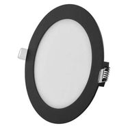 LED recessed luminaire NEXXO, round, black, 12.5W, with change CCT, EMOS