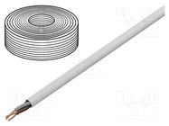 Wire; YDY; 3G2.5mm2; round; solid; Cu; PVC; white; 450V,750V; 100m 