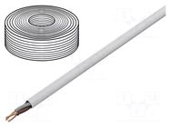 Wire; YDY; 3G2.5mm2; round; wire; Cu; PVC; white; 450V,750V; 100m 