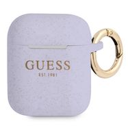 Guess GUA2SGGEU AirPods cover purple/purple Silicone Glitter, Guess