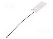 Antenna; GSM,LTE; 1.76dBi; linear; 824÷960MHz,1710÷2170MHz; U.FL MOLEX