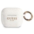 Guess GUA3SGGEH AirPods 3 cover white/white Silicone Glitter, Guess