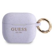 Guess GUA3SGGEU AirPods 3 cover purple/purple Silicone Glitter, Guess