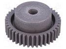 Spur gear; whell width: 40mm; Ø: 72.5mm; Number of teeth: 27; ZCL ELESA+GANTER