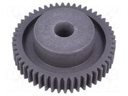 Spur gear; whell width: 35mm; Ø: 204mm; Number of teeth: 100; ZCL ELESA+GANTER