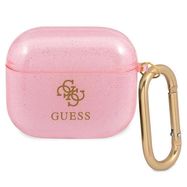 Guess GUA3UCG4GP AirPods 3 cover pink/pink Glitter Collection, Guess