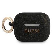 Guess Silicone Glitter Case for AirPods Pro - Black, Guess