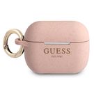 Guess GUAPSGGEP AirPods Pro cover pink/pink Silicone Glitter, Guess