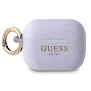 Guess GUAPSGGEU AirPods Pro cover purple/purple Silicone Glitter, Guess