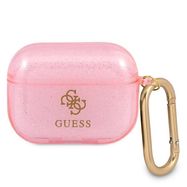 Guess GUAPUCG4GP AirPods Pro cover pink/pink Glitter Collection, Guess