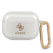 Guess GUAPUCG4GT AirPods Pro cover Transparent Glitter Collection, Guess