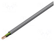 Wire; PURO-JZ; 3G4mm2; unshielded; 300V,500V; Cu; stranded; grey HELUKABEL