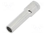 Socket; 12-angles,socket spanner; 9mm; 3/8"; tool steel BAHCO