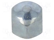 Nut; hexagonal; M6; 1; 6 steel; Plating: zinc; 10mm; BN 154; DIN 917 BOSSARD