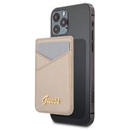 Guess Wallet Card Slot GUWMSSASLGO MagSafe Saffiano gold/gold, Guess