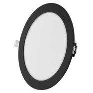 LED recessed luminaire NEXXO, round, black, 18W, with change CCT, EMOS