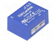 Converter: AC/DC; 4W; Uin: 90÷305VAC,120÷430VDC; Uout: 24VDC; 77% TDK-LAMBDA