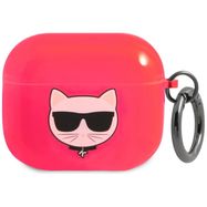 Karl Lagerfeld Choupette Case for AirPods 3 - Pink, Karl Lagerfeld
