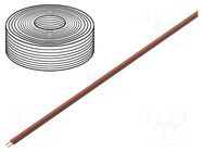 Wire; LiYz; 2x0.25mm2; 350V; Package: 25m; Cu; stranded; brown,red DONAU ELEKTRONIK