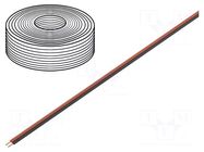 Wire; LiYz; 2x0.14mm2; 250V; Package: 25m; Cu; stranded; black,red DONAU ELEKTRONIK