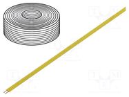 Wire; LiYz; 2x0.14mm2; 250V; Package: 5m; Cu; stranded; yellow DONAU ELEKTRONIK