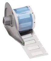 LABEL, HEAT SHRINK, 6.35MMX25.4MM, WHT