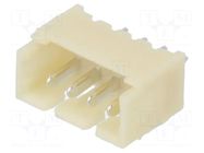 Connector: wire-board; socket; male; PIN: 4; 1A; 125V; straight; THT ADAM TECH