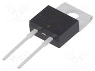 Diode: rectifying; THT; 600V; 8A; tube; Ifsm: 125A; TO220AC; Ir: 500uA VISHAY