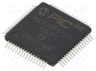 IC: PIC microcontroller; 512kB; 2.3÷3.6VDC; SMD; TQFP44; PIC32 MICROCHIP TECHNOLOGY