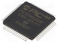 IC: PIC microcontroller; 128kB; 2.3÷3.6VDC; SMD; TQFP64; PIC32 MICROCHIP TECHNOLOGY