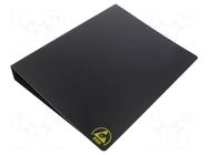 ESD; A4; black; Application: for storing documents; 75mm STATICTEC