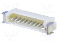 Connector: wire-board; socket; male; 1.25mm; PIN: 9; SMT; 250V; 1A ADAM TECH