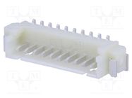 Connector: wire-board; socket; male; 1.25mm; PIN: 10; SMT; 125V; 1A ADAM TECH