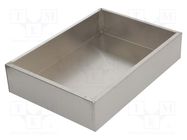 Enclosure: enclosure base; X: 254mm; Y: 356mm; Z: 76mm; 1444; natural HAMMOND