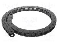 Cable chain; E14; Bend.rad: 100mm; L: 1006mm; Int.height: 19mm IGUS