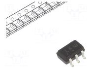 IC: digital; buffer,non-inverting; Ch: 1; SMD; SC88A; -55÷125°C ONSEMI