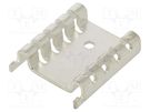 Heatsink: moulded; TO220; natural; L: 7.2mm; W: 27mm; H: 29mm; 22.5K/W ALUTRONIC